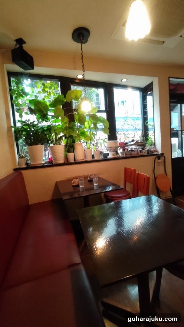 Interior of a cozy cafe or restaurant