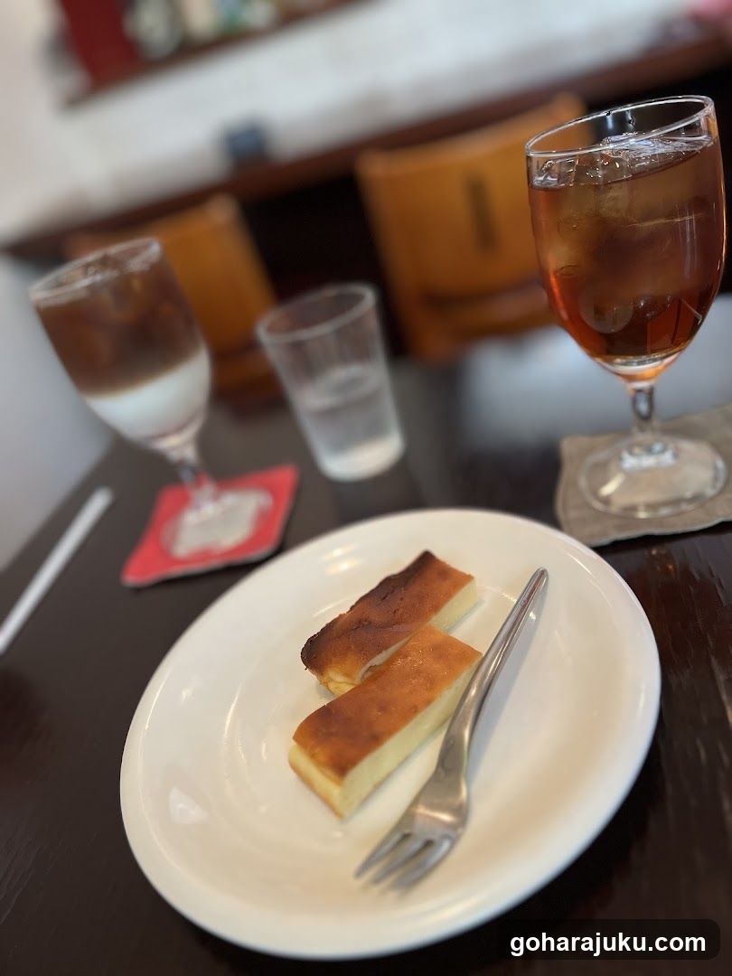 Dessert and Drinks at Cafe