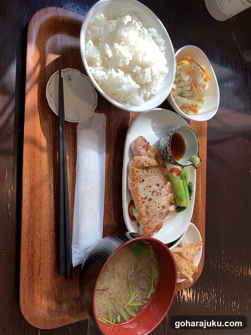 Meal Tray with Japanese-style Food