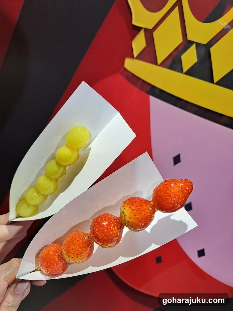 Candied Fruit Skewers