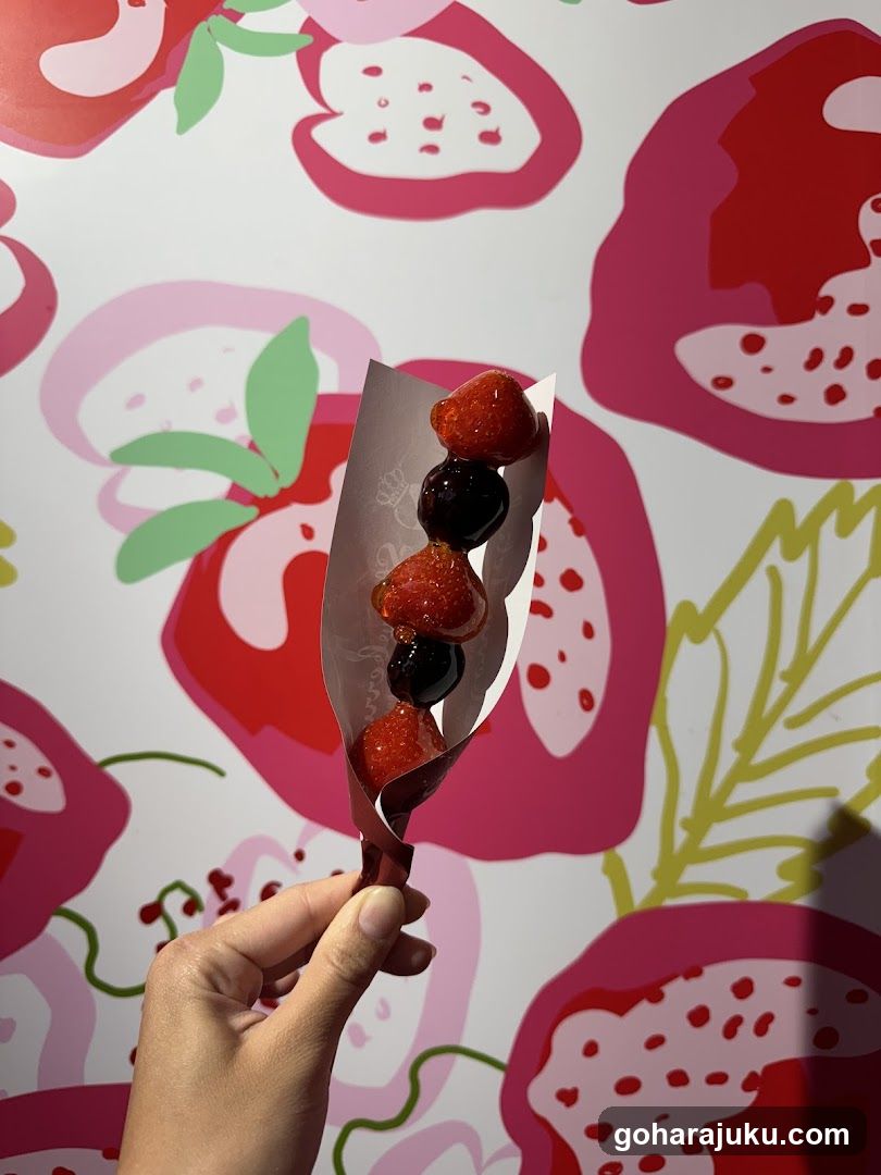 Strawberry and Blackberry Skewer