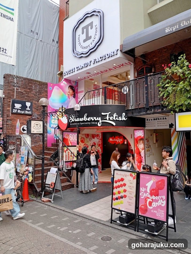 Street Scene with Shops and Pedestrians