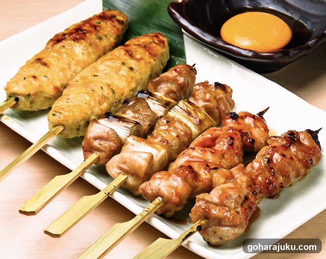 Grilled Skewers with Egg Yolk Dip