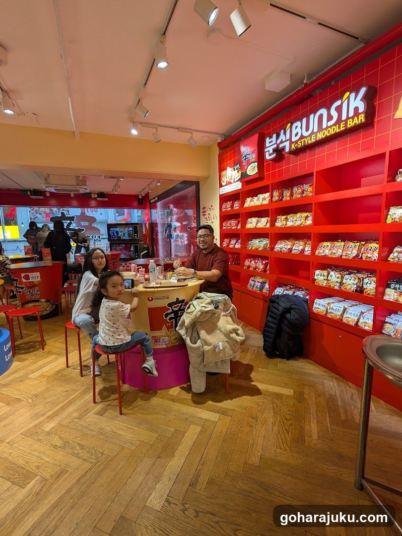 Bunsik K-Style Noodle Bar Interior