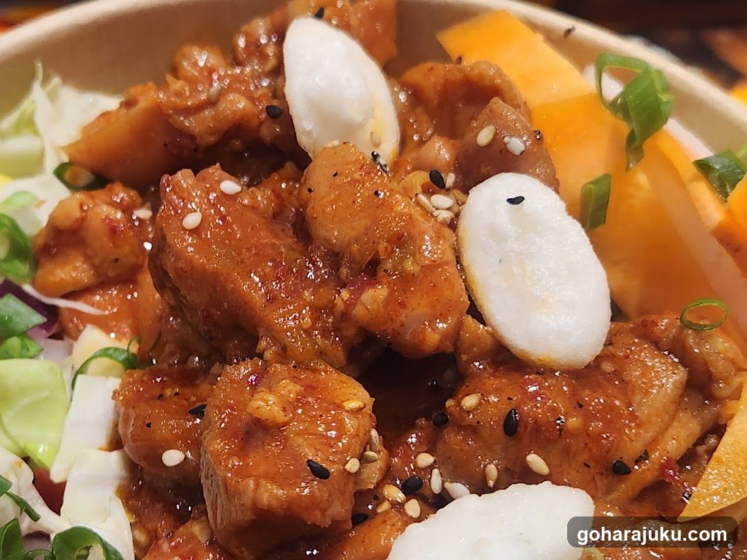 Spicy Meat Bowl with Tofu and Greens