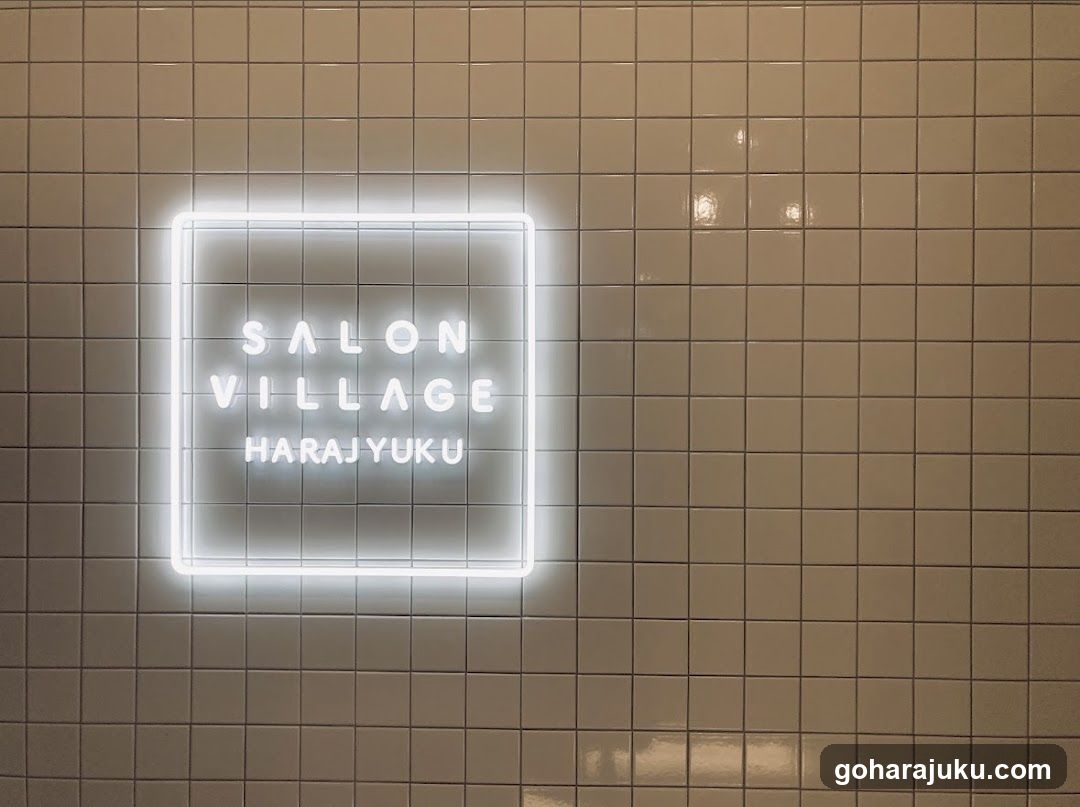 Salon Village Harajuku Sign