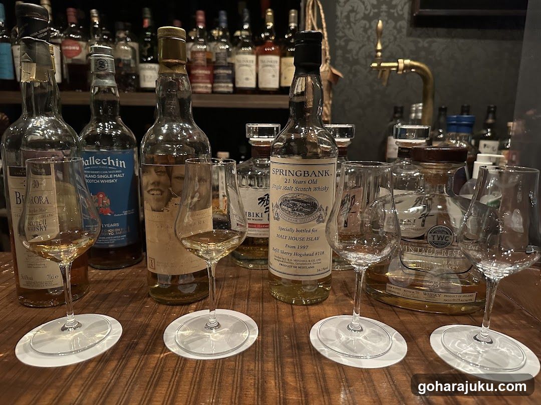 Whisky Tasting Setup