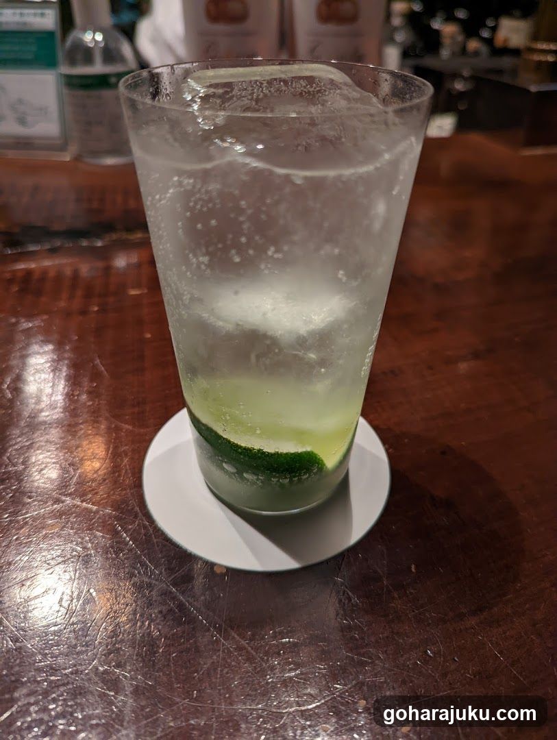 Gin and Tonic with Lime