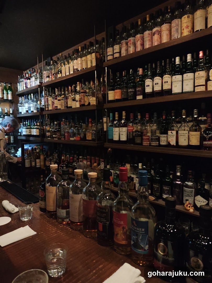 Bar Interior with Extensive Liquor Selection