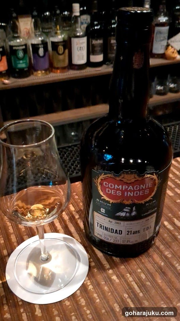 Rum Bottle and Glass