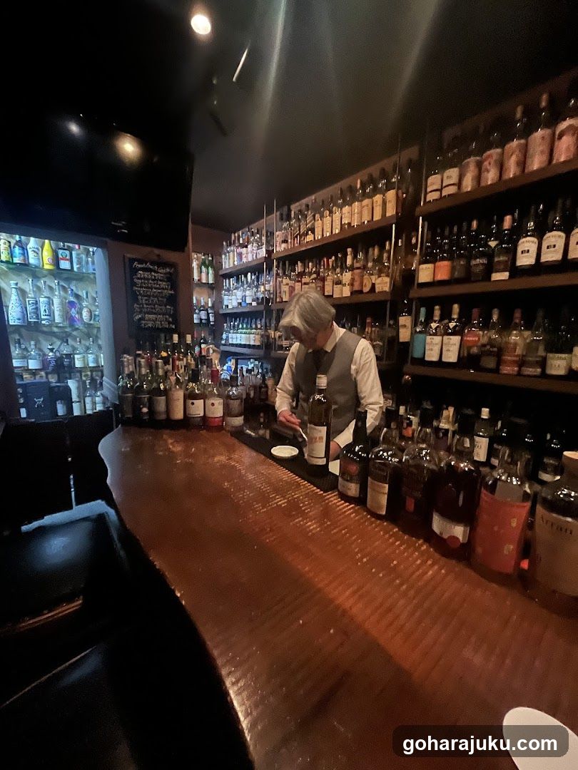 Bar Interior with Bartender