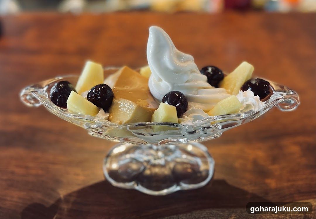 Fruit Dessert in Glass Bowl