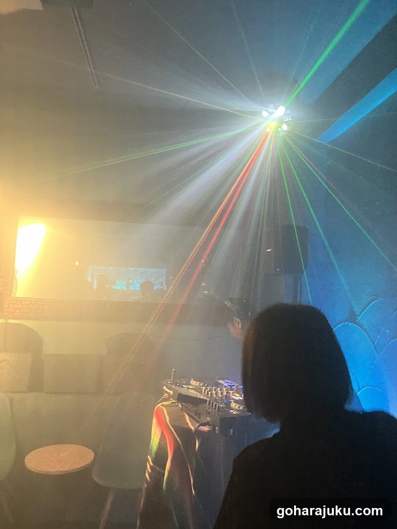 DJ Setup in Club Interior