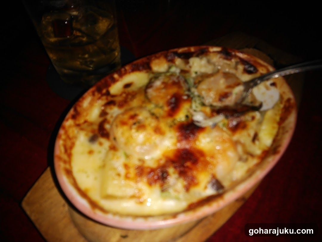 Baked Dish with Spoon