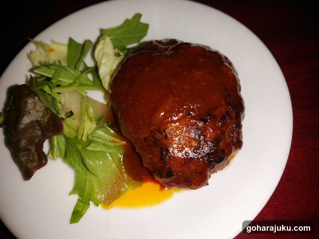 Glazed Meatball with Salad