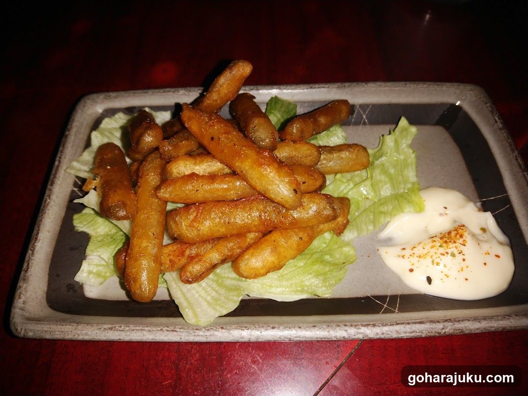 Fried Plantain Fries with Dip
