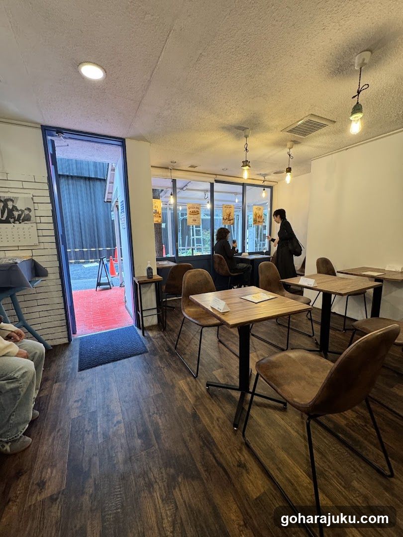 Interior of a small cafe or shop