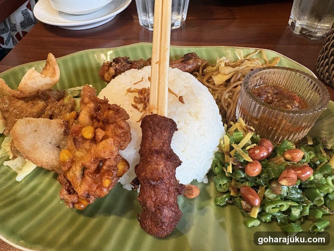 Indonesian Nasi Camp Plate