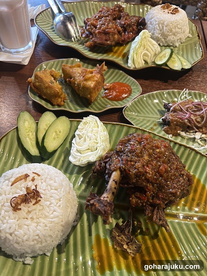 Indonesian Food Spread