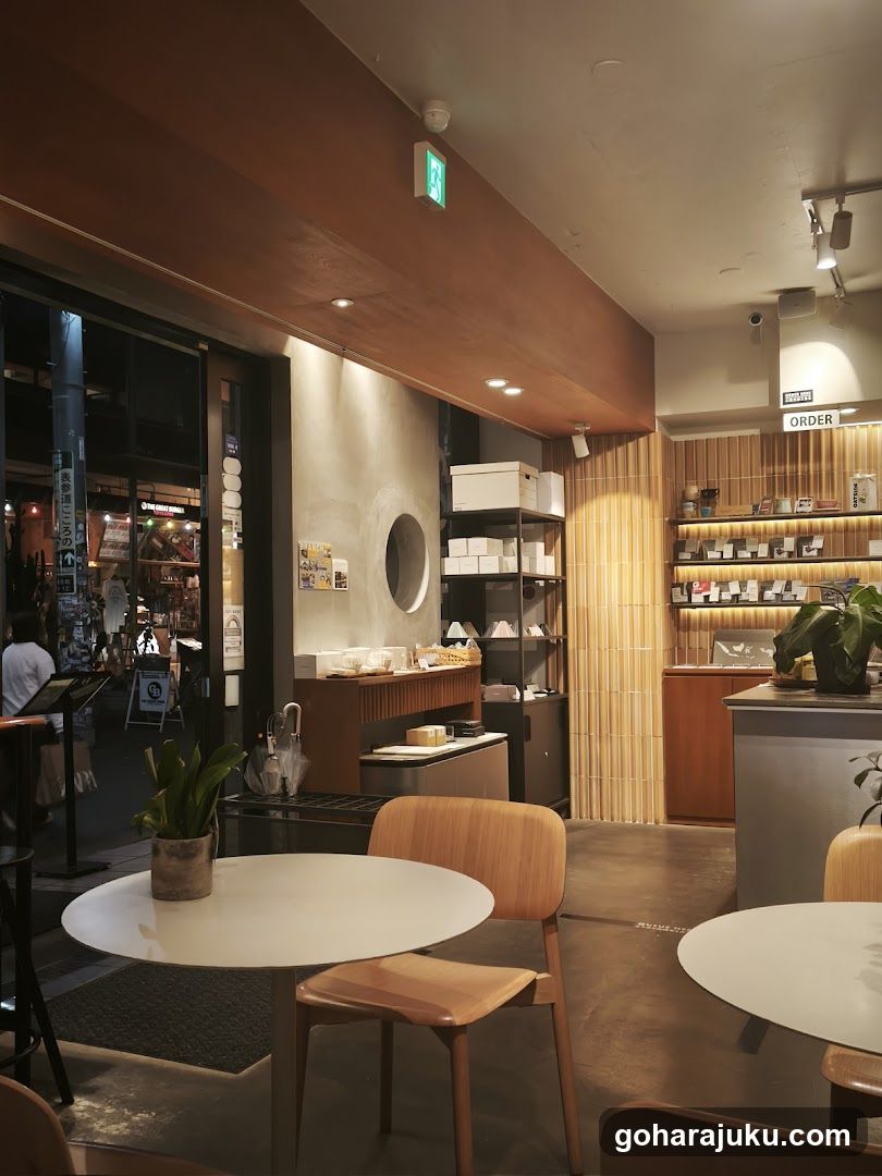 Interior of a modern cafe or shop