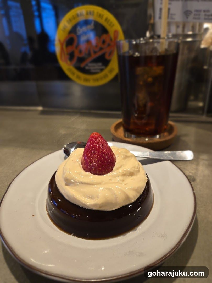 Dessert and Drink at Cafe