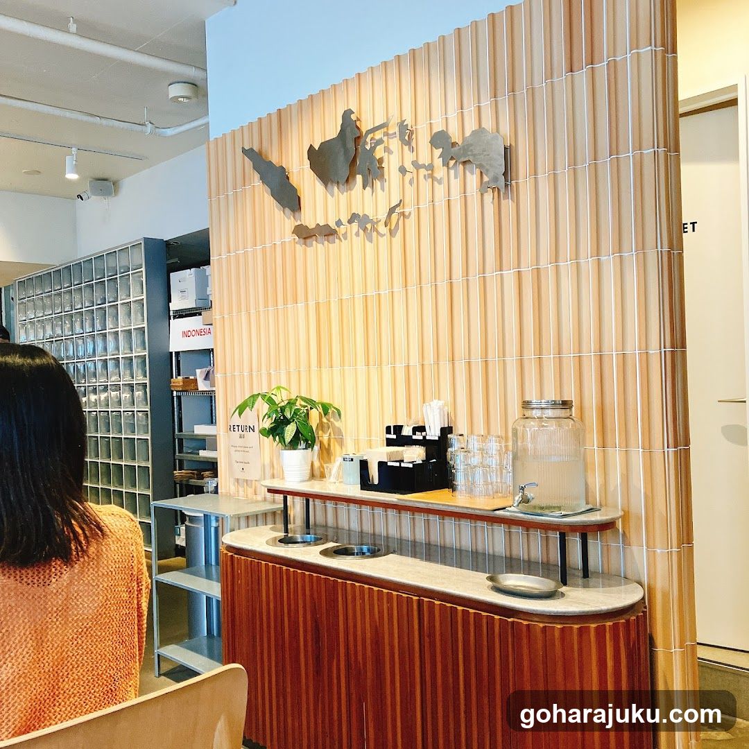 Interior of a modern cafe or shop