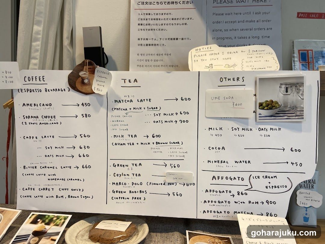 Coffee Shop Menu Board