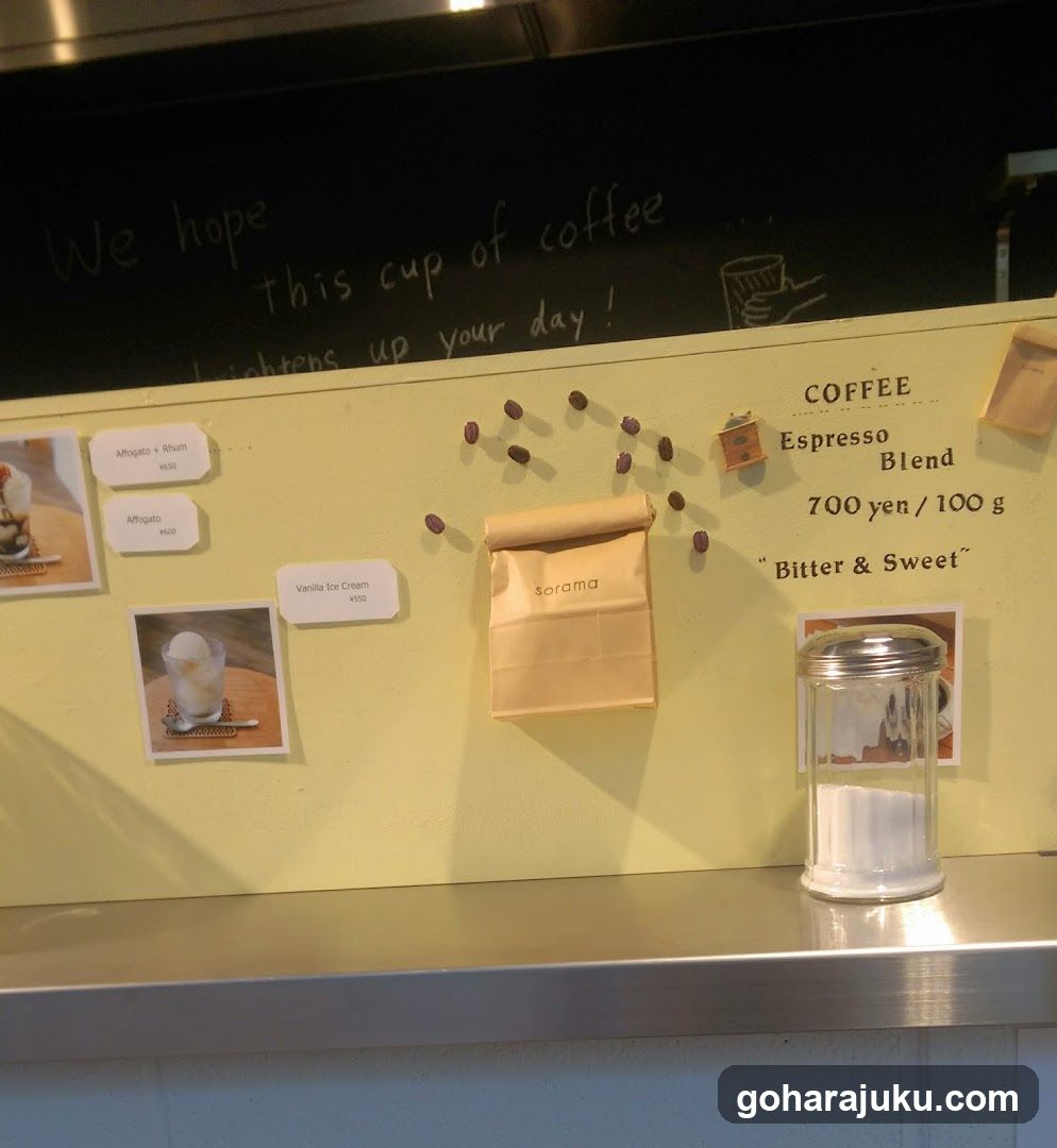 Coffee Shop Interior Display