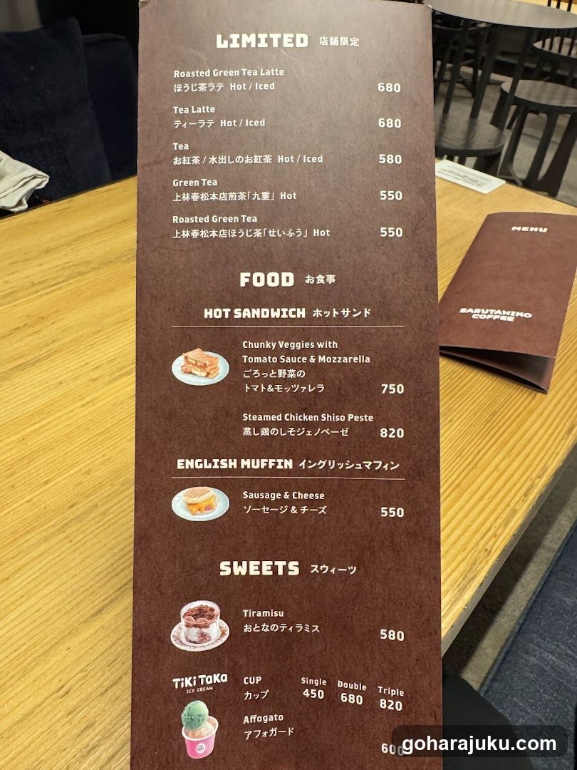 Limited Menu
