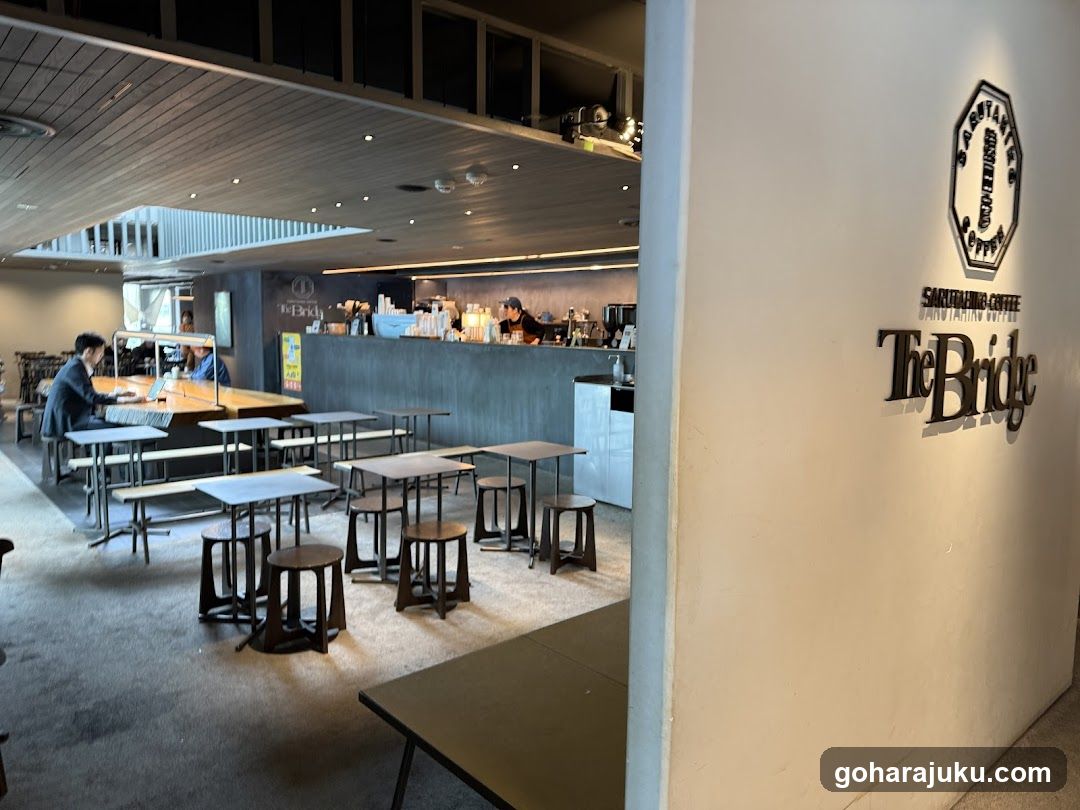 Interior of The Bridge Coffee Shop