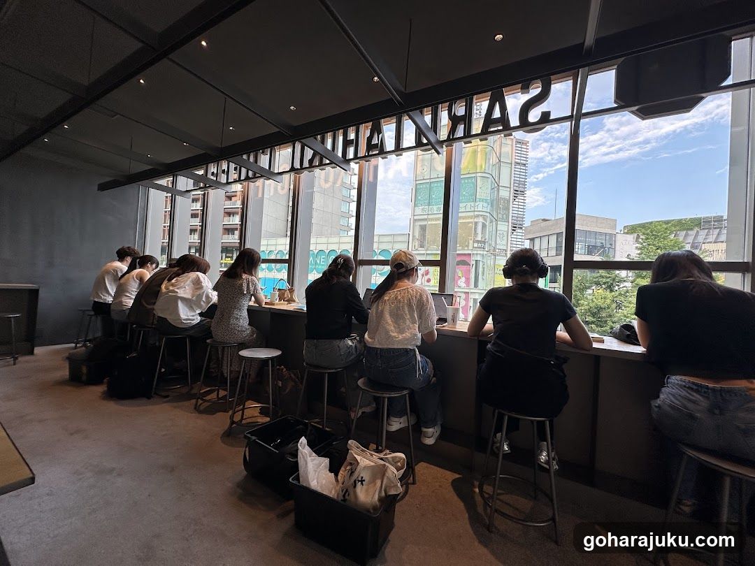 Interior of a modern café or workspace