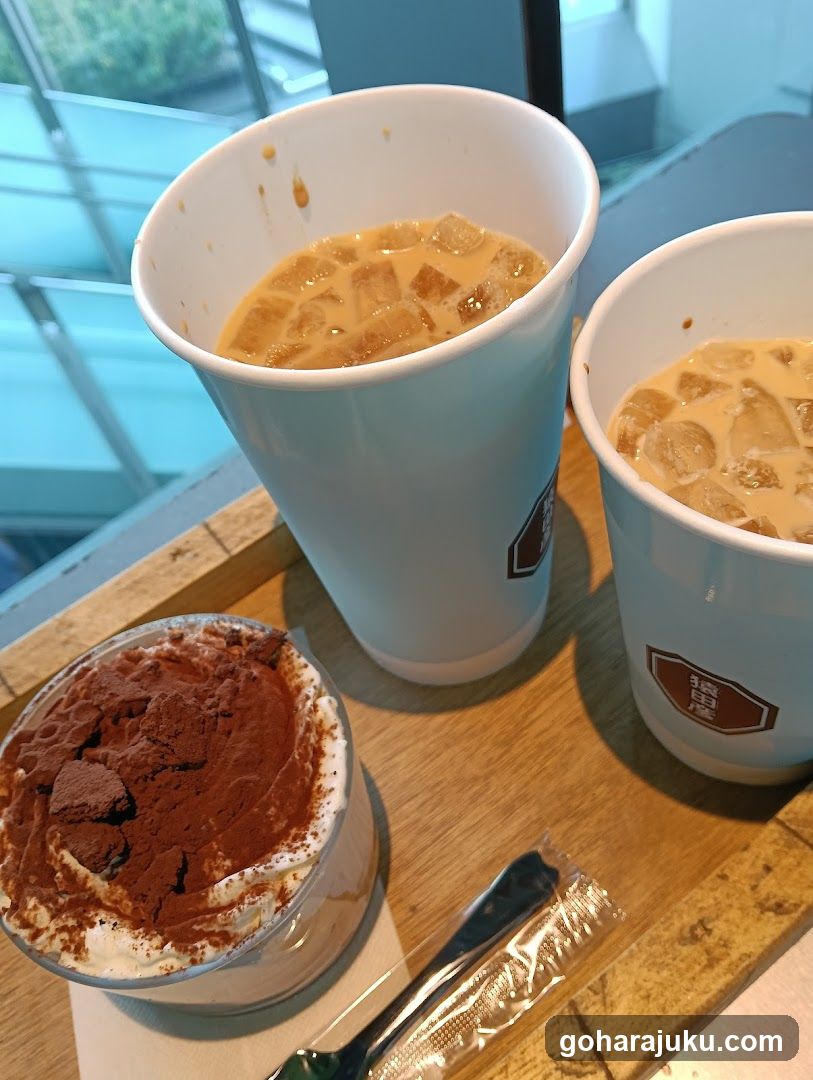 Iced Coffee and Dessert