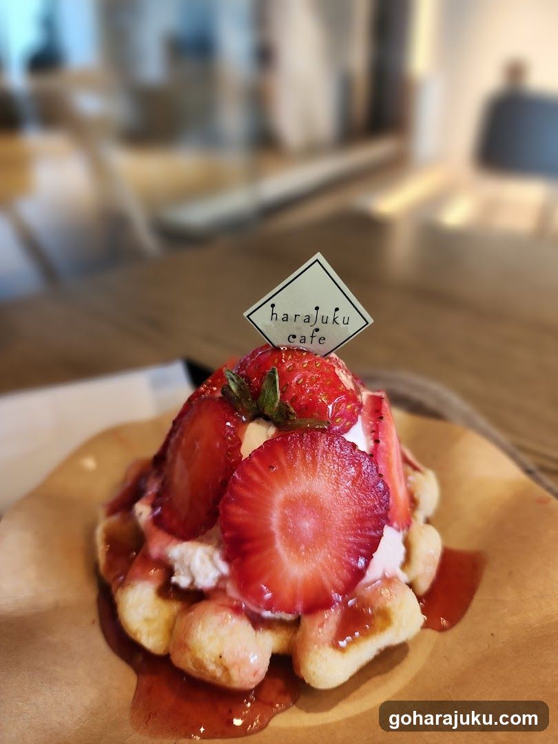 Strawberry Waffle Dessert