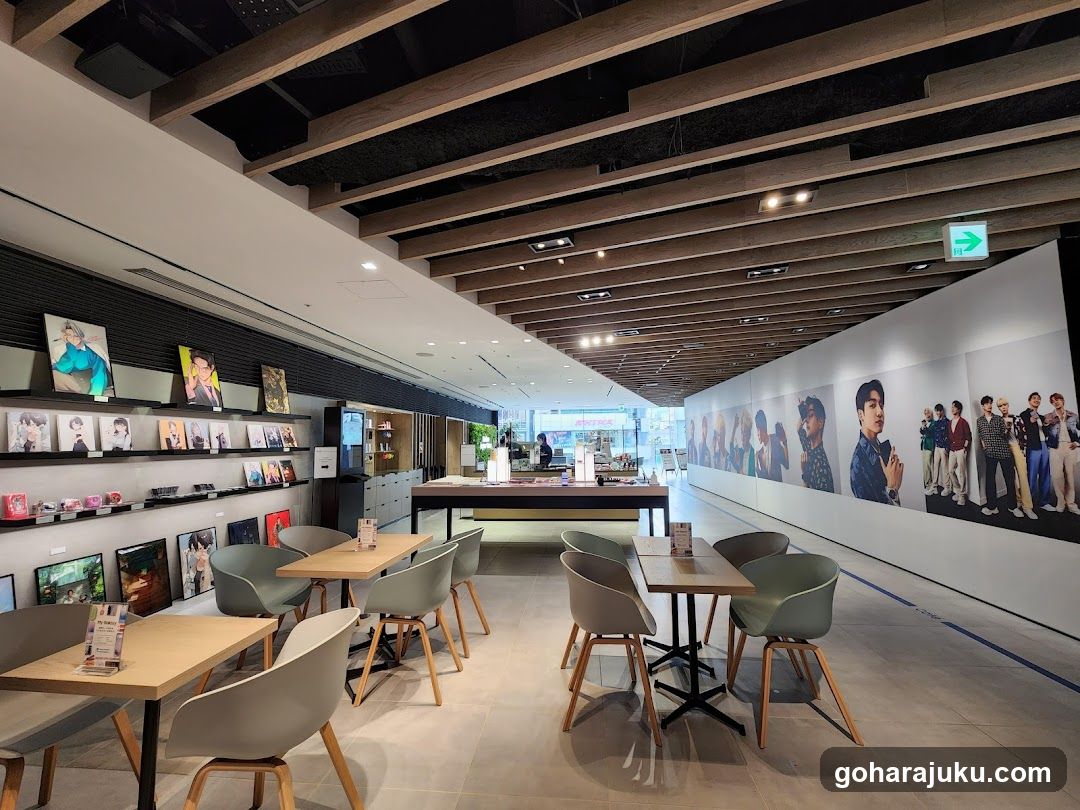 K-pop merchandise store interior