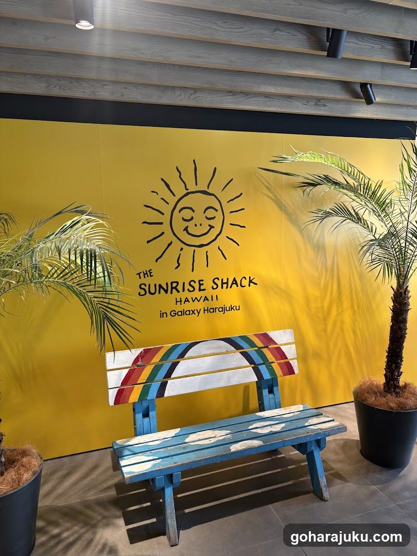Sunrise Shack Hawaii in Galaxy Harajuku