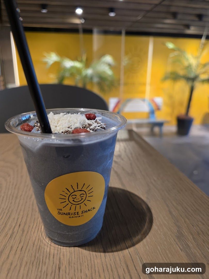 Smoothie with Coconut Topping