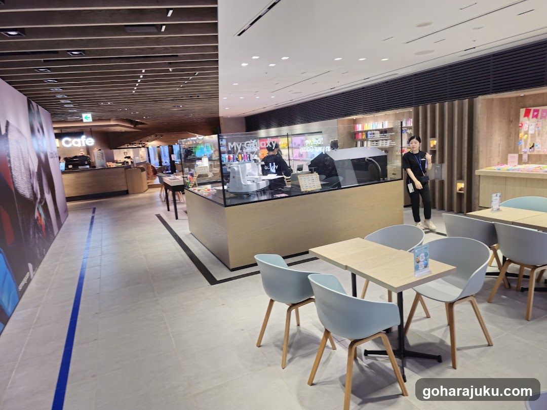 Cafe Interior with Seating Area