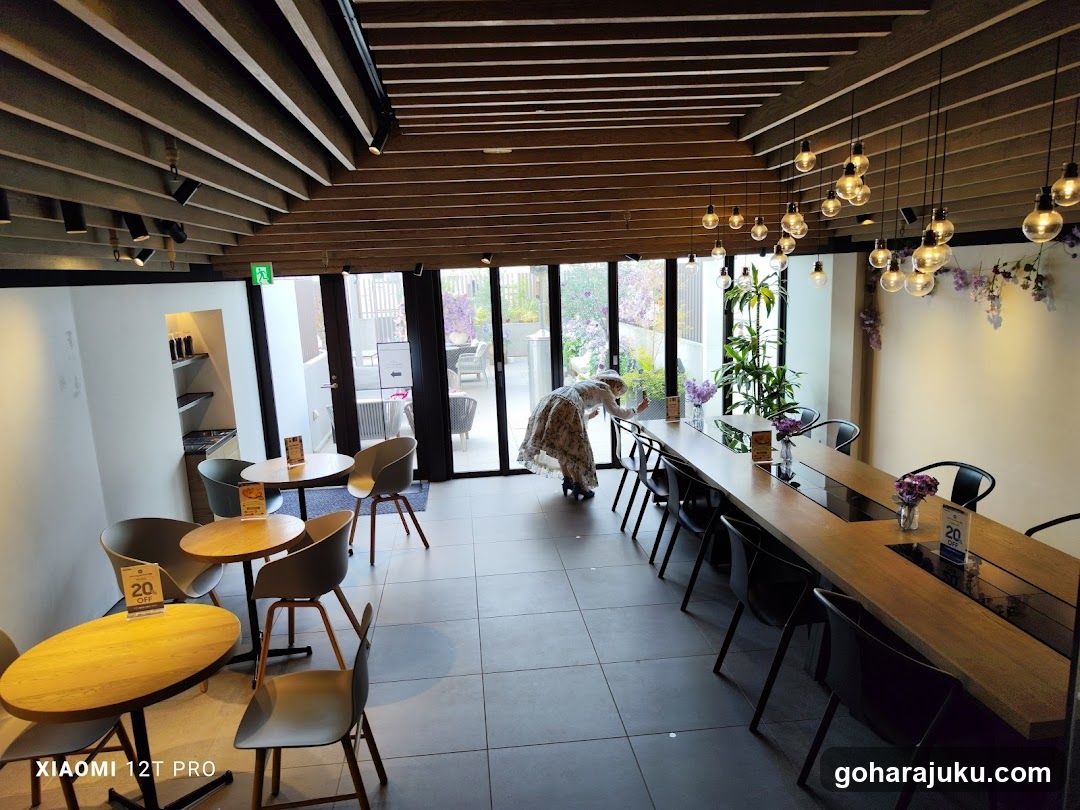 Interior of a modern cafe or restaurant