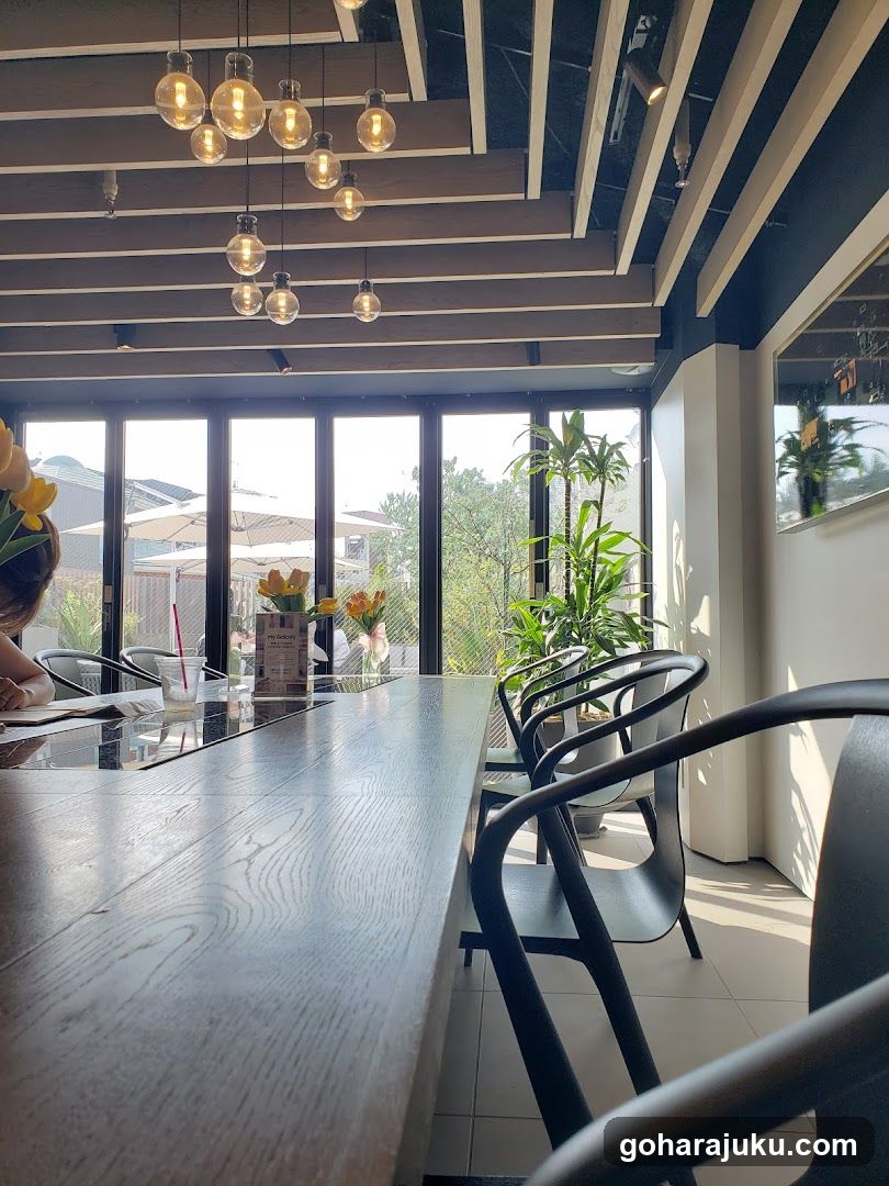 Interior of a modern cafe or restaurant
