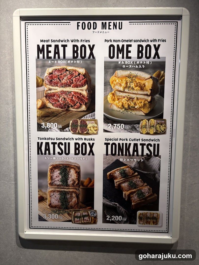 Food Menu Board