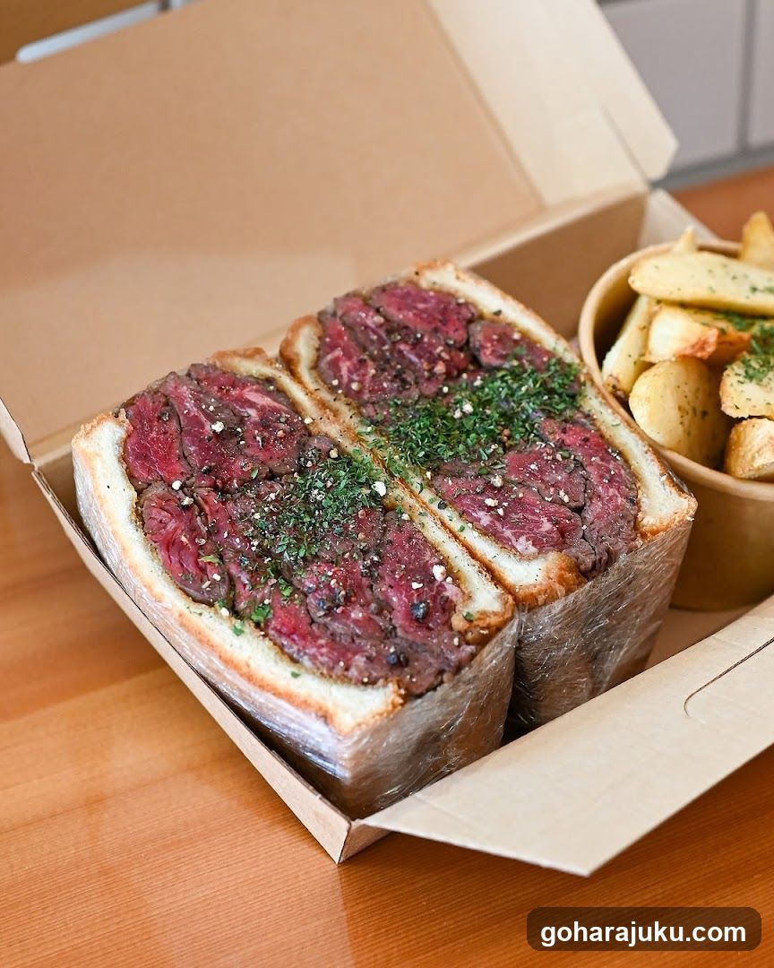 Steak Sandwich with Fries