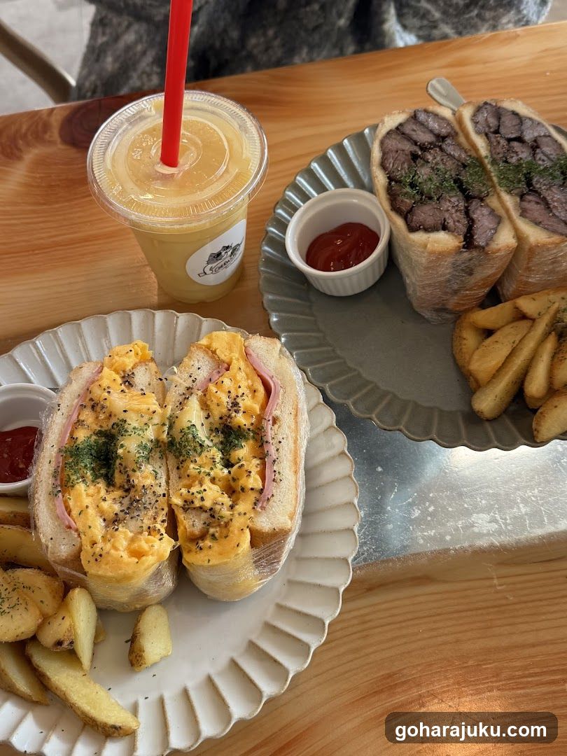 Sandwich and Fries Meal