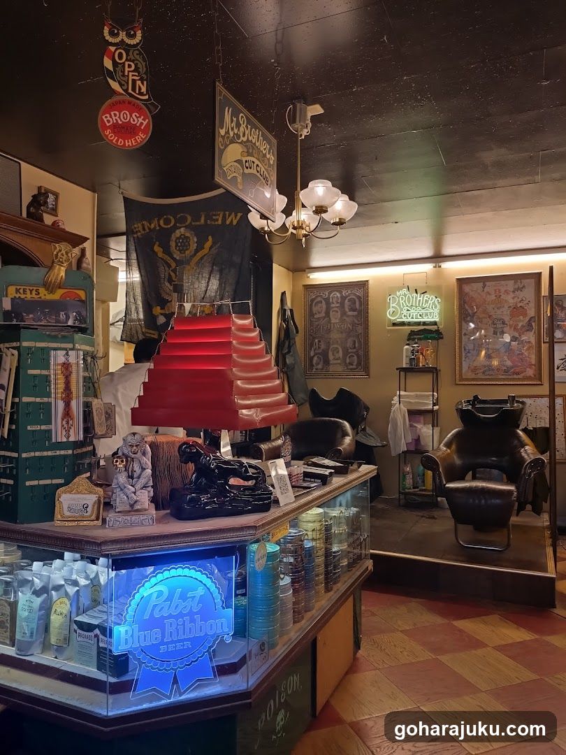 Vintage Barber Shop Interior