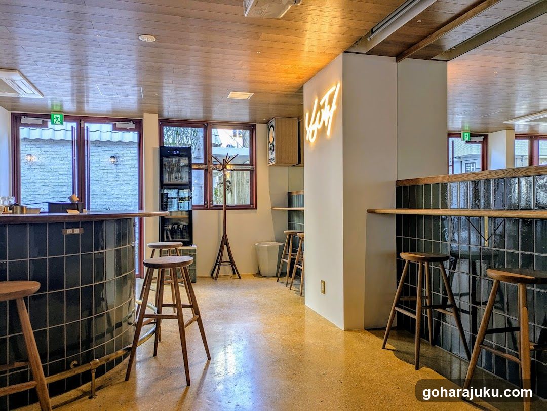 Interior of a modern cafe or bar