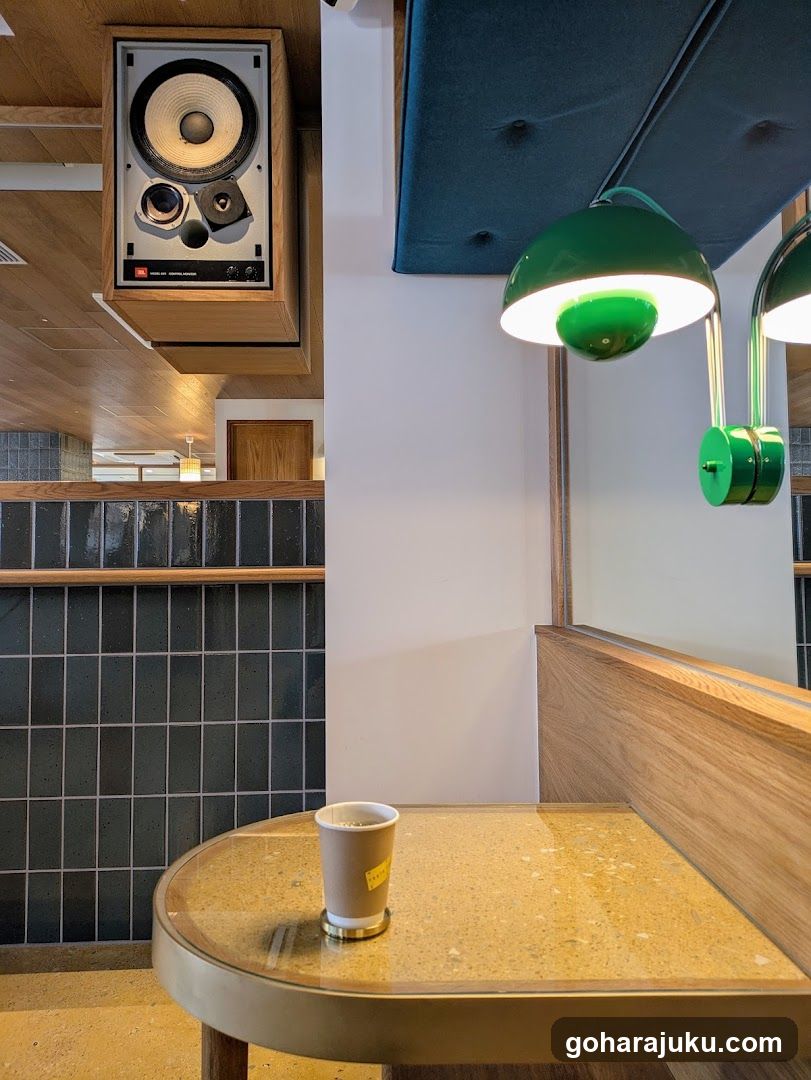 Interior Coffee Shop Scene