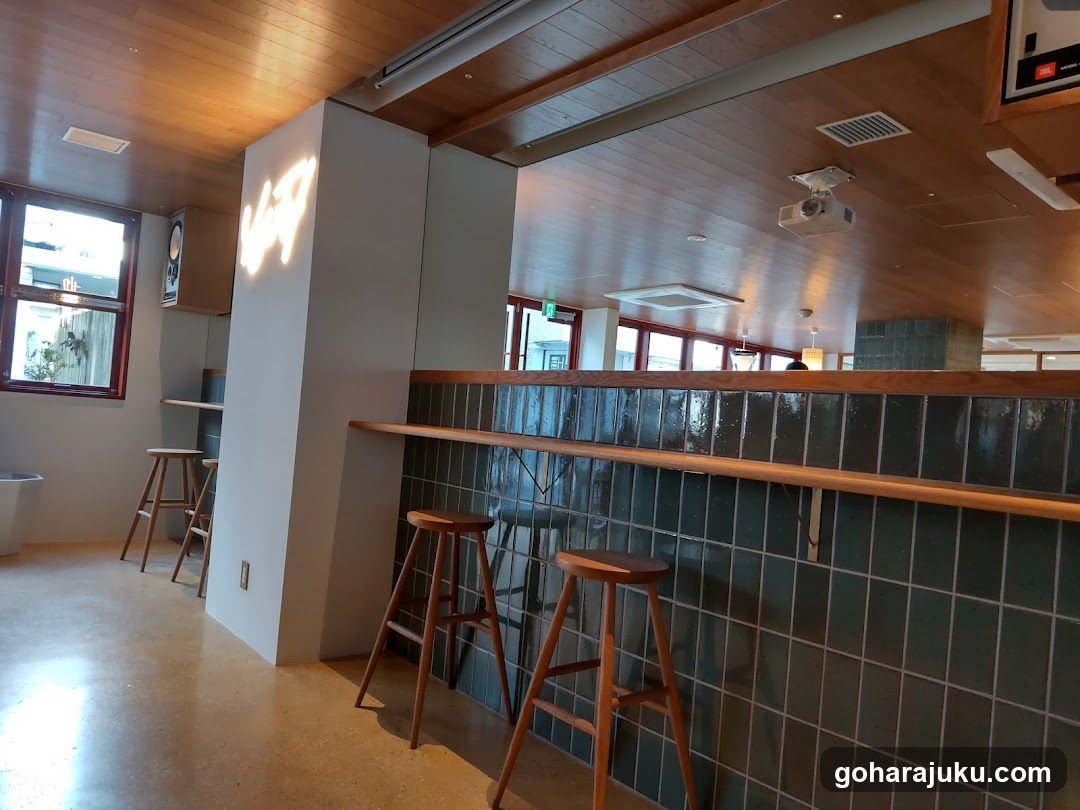 Interior of a modern café or coffee shop