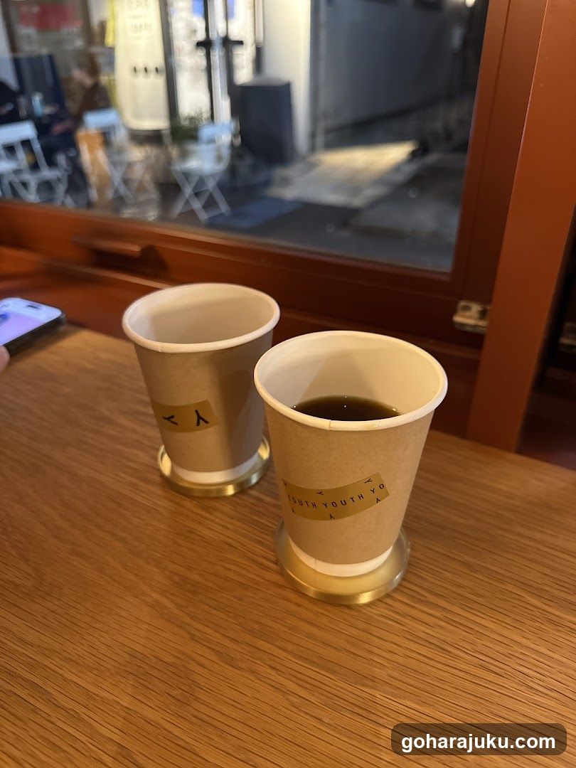 Coffee Cups on Wooden Table