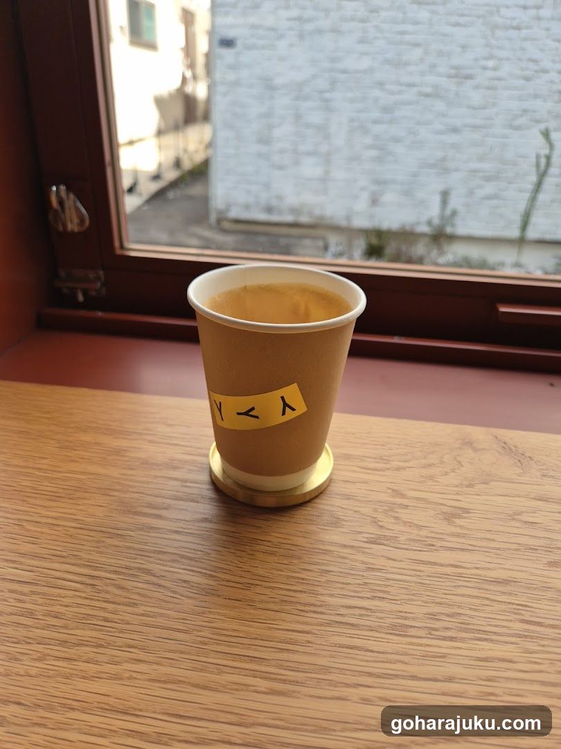 Coffee Cup on Wooden Table