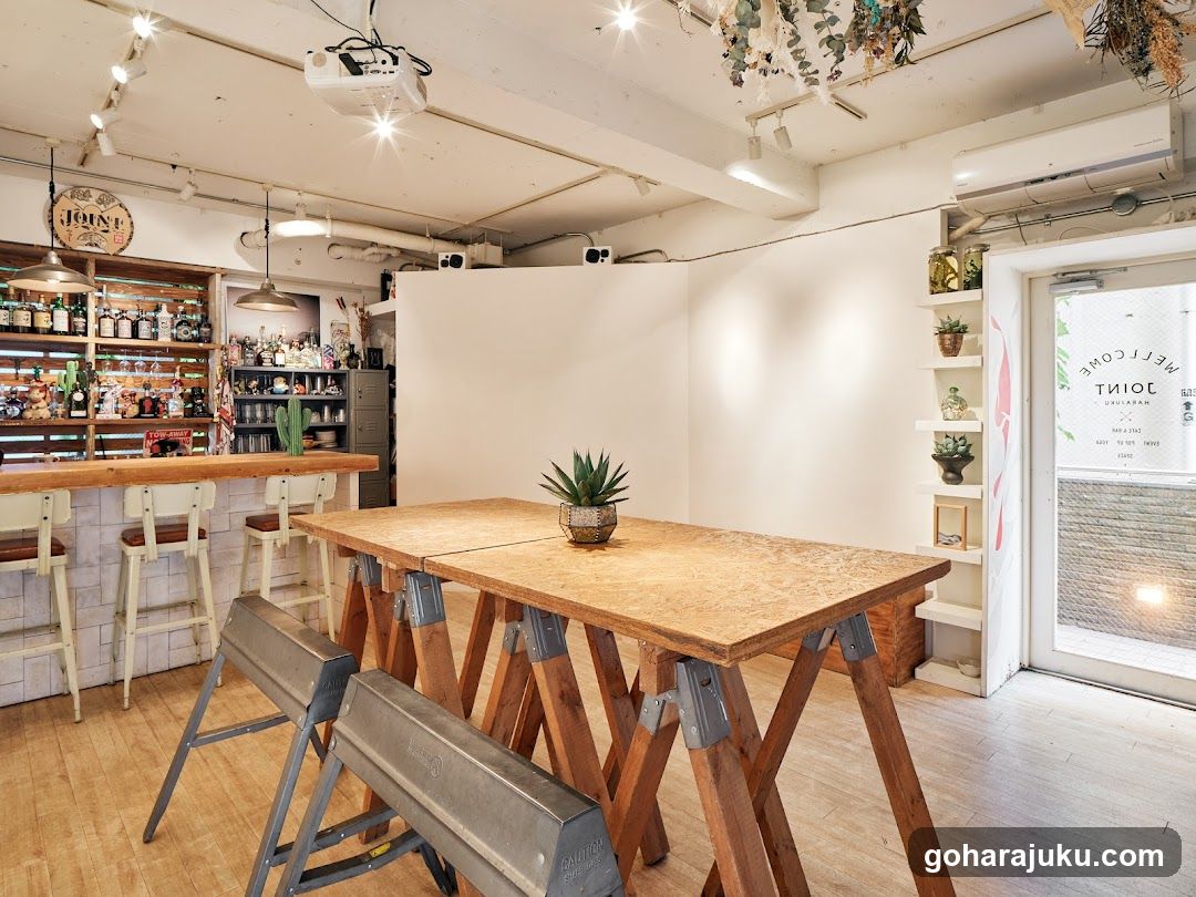 Interior of a cozy café or shop