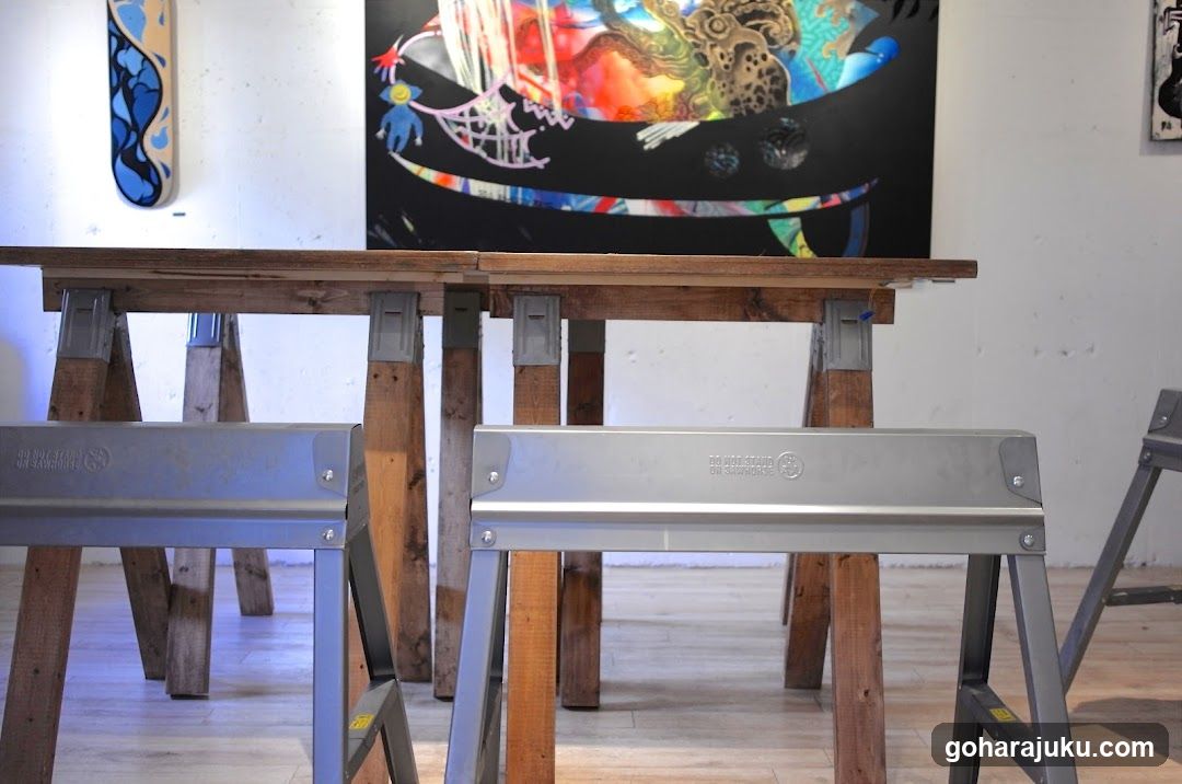 Workbench and Art Display